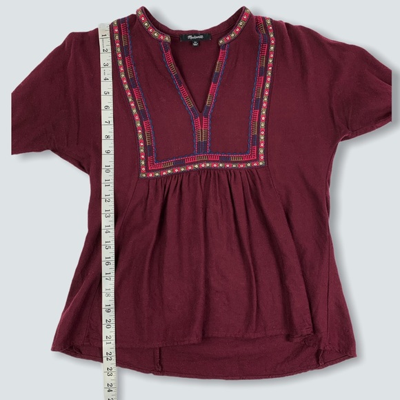 Madewell Embroidered Bohème Popover Shirt - Picture 4 of 7